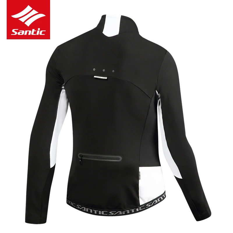 Santic для мужчин и женщин Велоспорт Джерси зима длинный рукав термо флис MTB