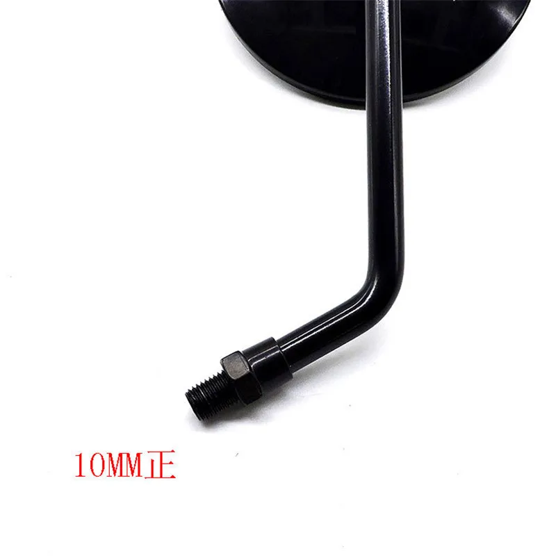 Черное винтажное боковое зеркало для мотоцикла классическое скутера