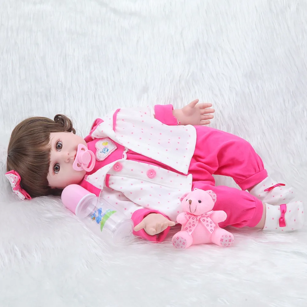 Гиперреалистичный Пупс игрушки куклы для девочек 50 см силиконовый