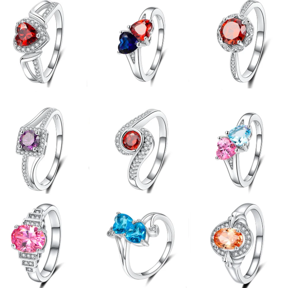 Обручальное кольцо из циркона для свадебных девушек и женщин женские кольца