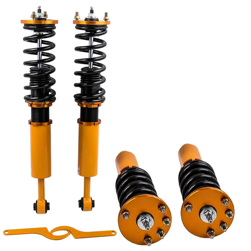 

Coilover Shock Suspension Kit For Honda Accord DX Sedan 4-Door 1998 1999-2002 Adj Damper Absorber Coilovers Spring Strut