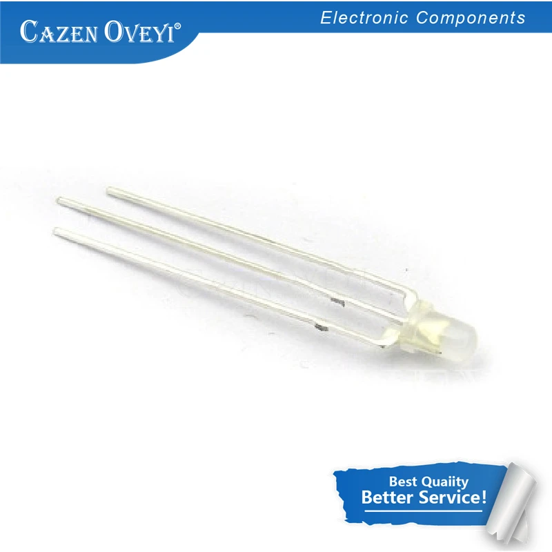 

100pcs/lot LED 3mm Round Diffused Red & Green two Color Common Anode LED Diode Light Emitting Diode In Stock
