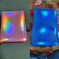 96216336slots nail stamping plate laser bag iridescence round square rectangular holder manicure nail art plate storage case