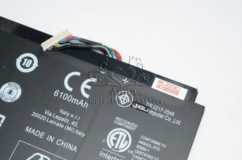 Оригинальный аккумулятор JIGU для ноутбука 2ICP4/63/114-2 AP13F3N ACER Aspire S7-392 7 5 V 47WH - купить по