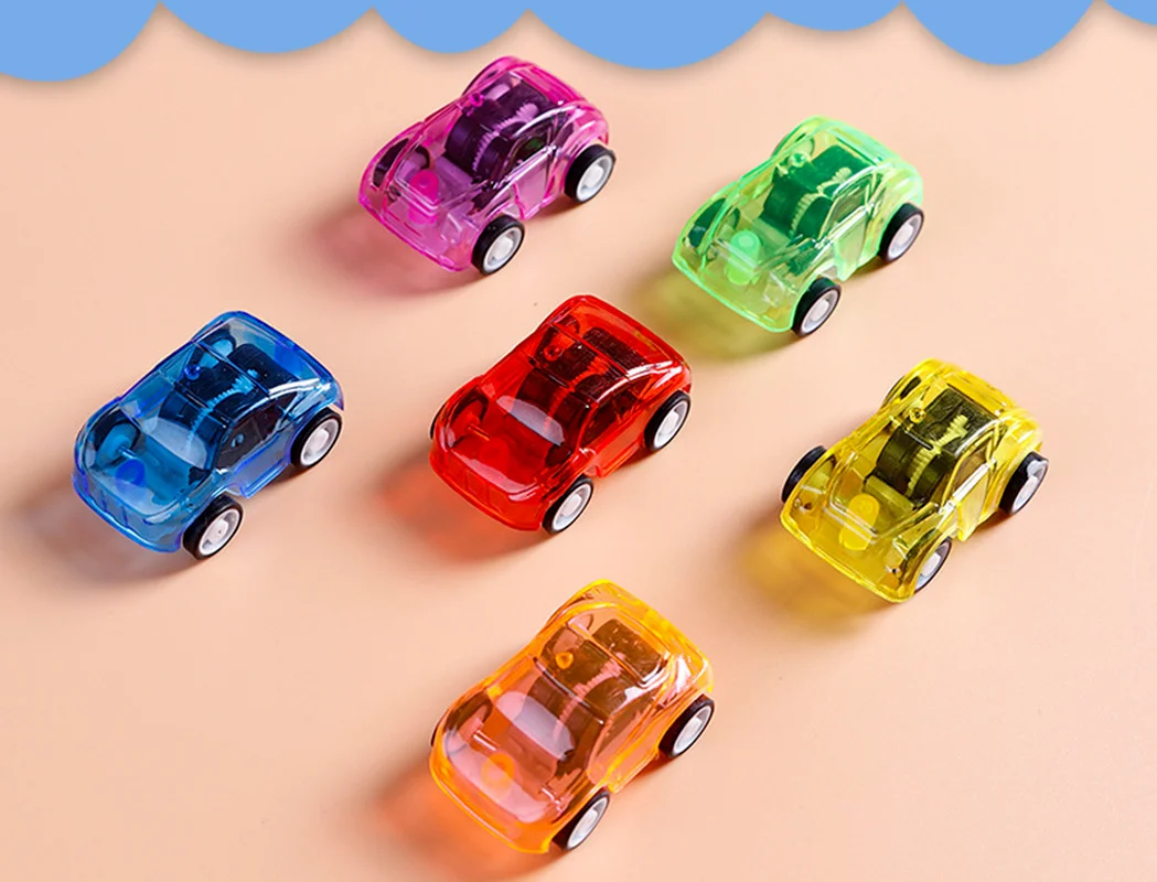 

2 шт., прозрачные игрушки-автомобили для детей