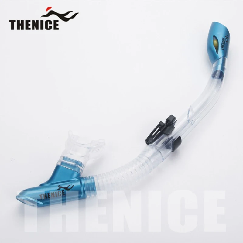 Высокое качество Thenice шноркель полный сухой трубка дыхательная для дайвинга