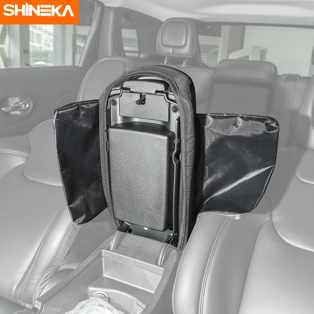 Подлокотник SHINEKA для Jeep Cherokee 2014 + переднего сиденья автомобиля коробка хранения