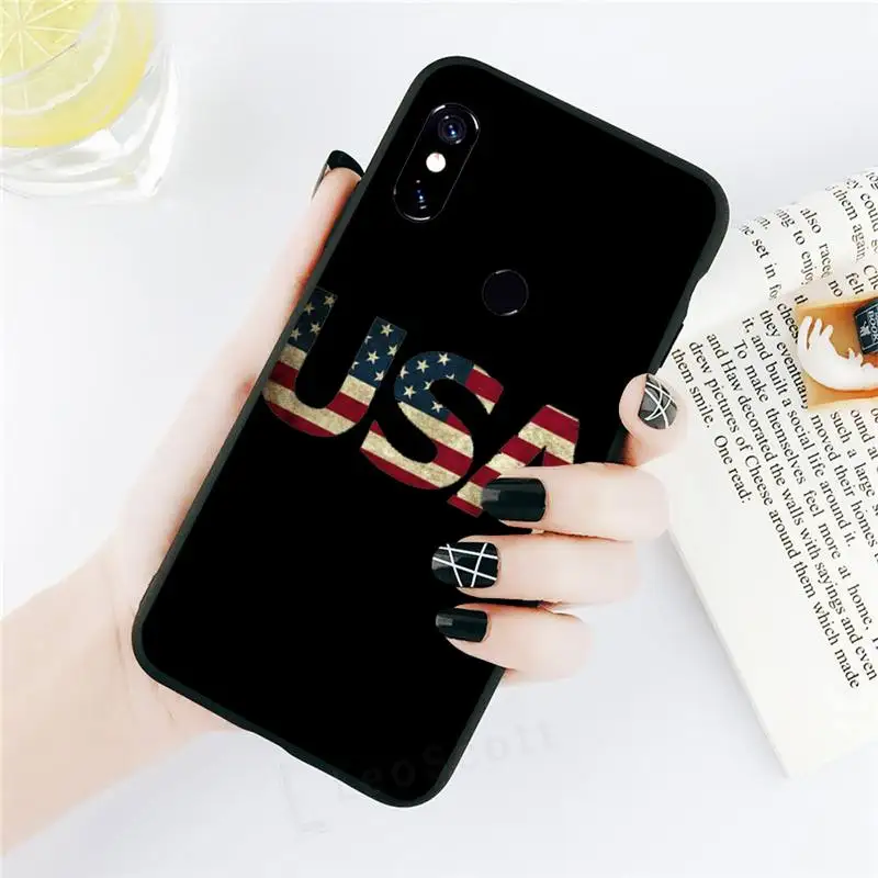 

American USA Flag Phone Case For Xiaomi Redmi note 7 8 9 t k30 max3 9 s 10 pro lite