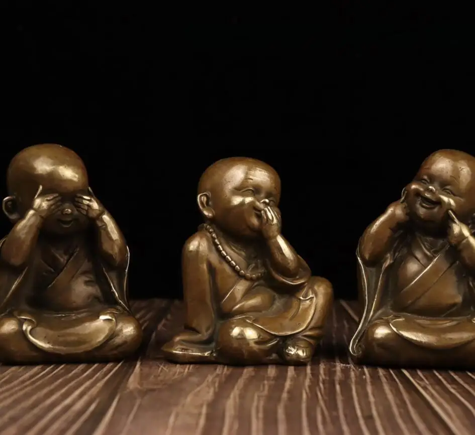 

Статуэтки "Маленькие монахи" из латуни