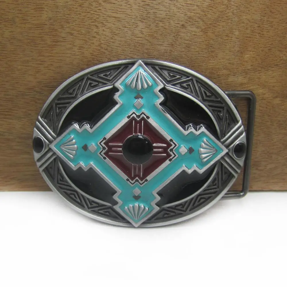 BuckleClub цинковый сплав ретро цвет эмалированный крест пряжка на ремешке FP 03385