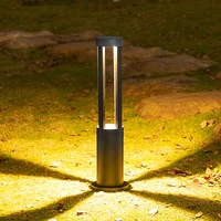 60cm outdoor garden post lawn lamps light waterproof ip65 pillar lamps park landscape road pathway bollard lamps