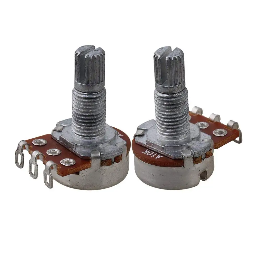 10pcs kurze welle 15mm linear pot gitarre ton potentiometer a10k a100k a250k a500k b25k b100k b250k b500k für elektrische gitarre free global shi
