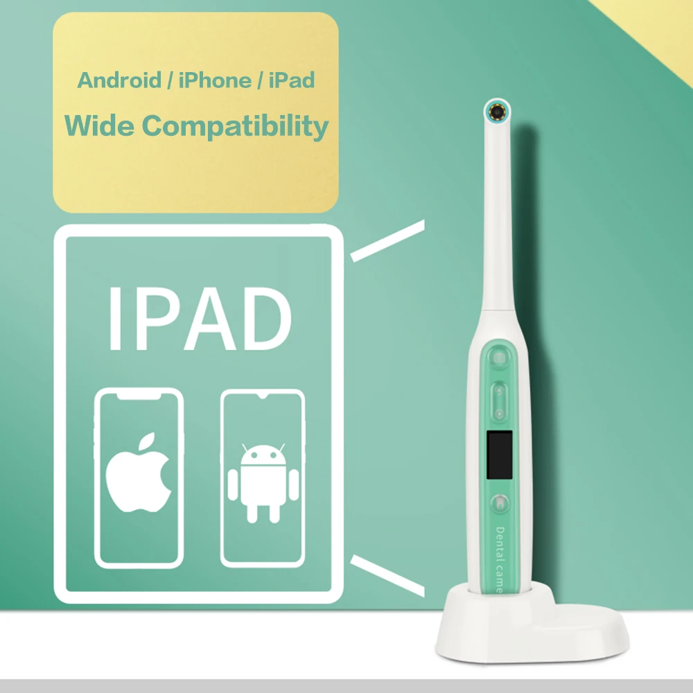Цена Wi-Fi стоматологический эндоскоп интраоральная камера 1080P HD Беспроводная внутриполостная одонтология стоматология зубы проверка для IPhone IPad ...
