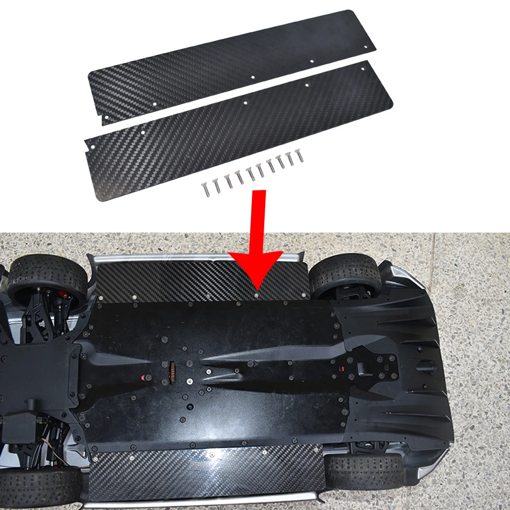 Педаль GPM из углеродного волокна 56 мм левая/правая наружная защита крыла ножная