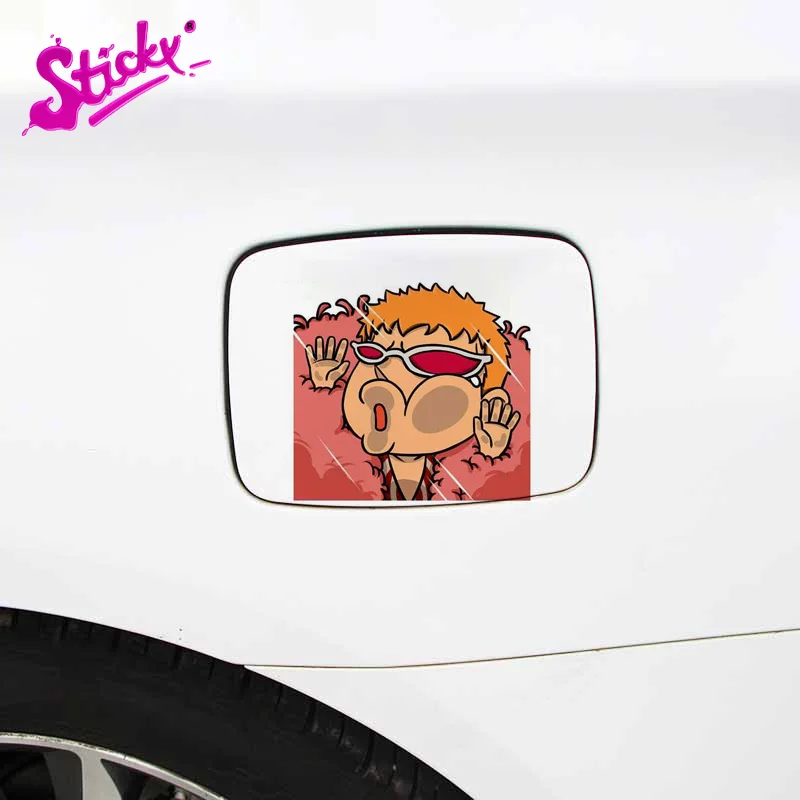 Липкий Одна деталь Луффи игры Забавные аниме выглядывал Стекло виниловые