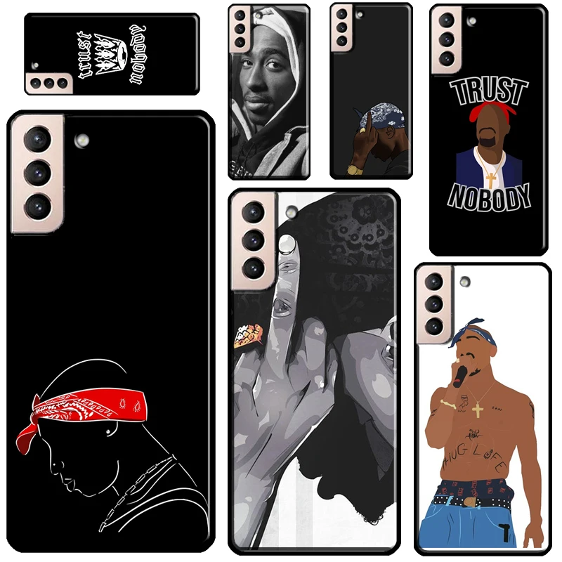 Чехол для телефона 2Pac Tupac Rapper Singer для Samsung Galaxy S21 Ultra Note 20 S20 FE S8 S9 S10 Note 10 Plus S10e Coque