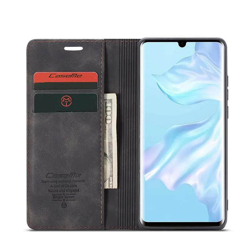 Чехол-книжка с откидной крышкой для huawei P30, Роскошный Матовый кожаный чехол-кошелек с подставкой для телефона huawei P30 Lite, чехол huawei P30 Pro, чехол