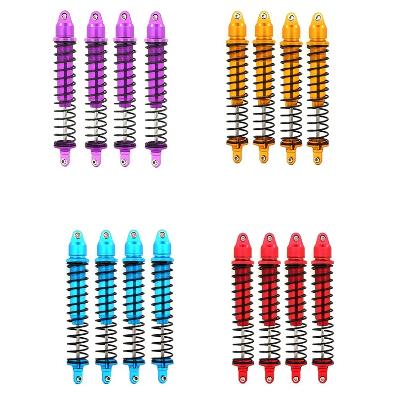

4PCS Metal Shock Absorber Damper for 1/5 Traxxas X-Maxx ARRMA HPI Baja 5B Rofun RC Car Upgrade Parts Accessories