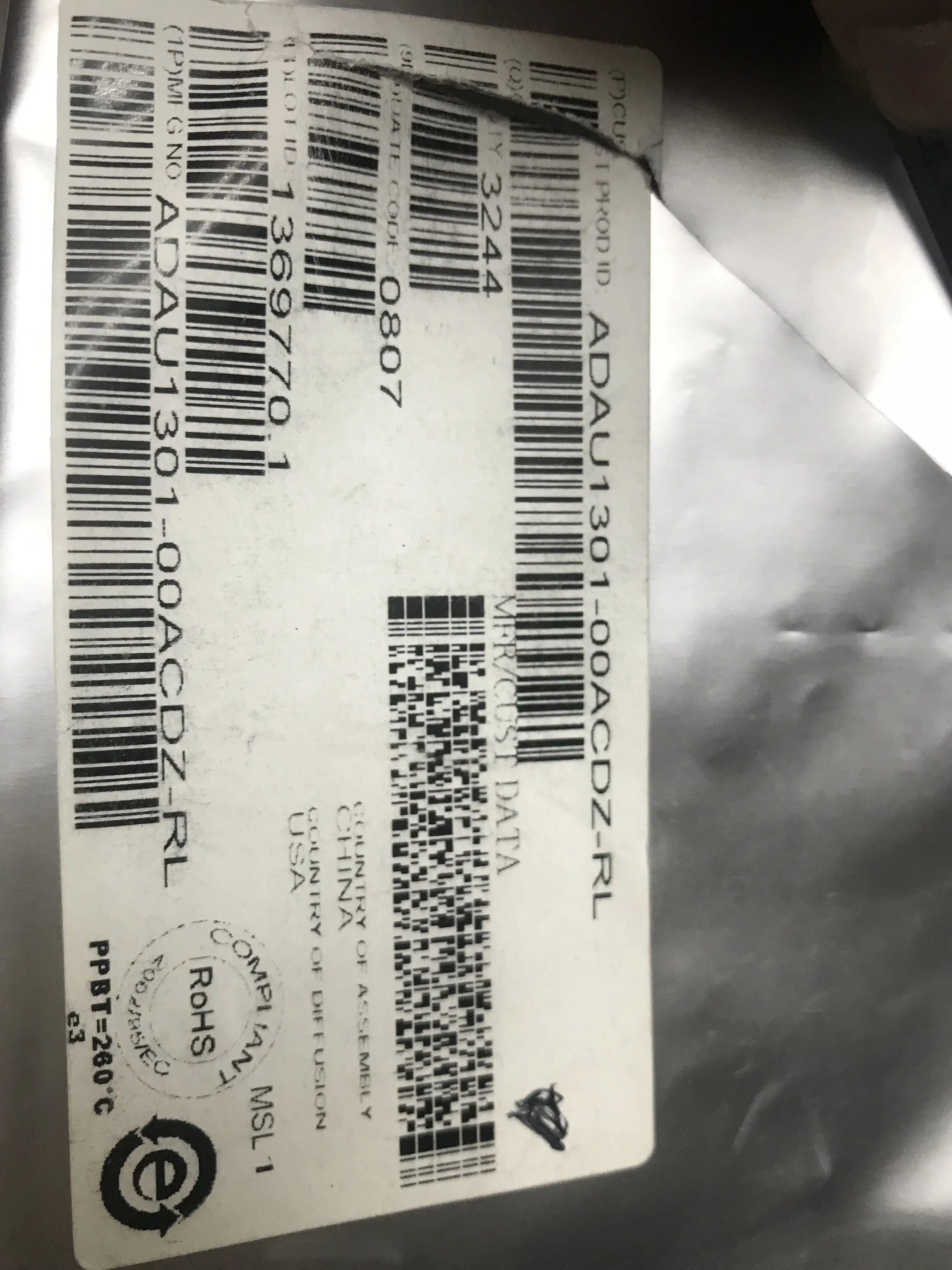 10 шт. ADAU1301-00ACDZ-RL ADAU1301 IC кодек 24BIT новый оригинальный ADAU1301-00ACDZ | Электронные