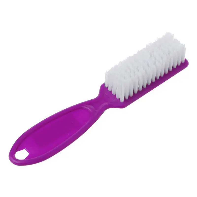 

Nail Dust Scrub Nail Plastic Brush For File Manicure Pedicure Tool Dust Cleaning