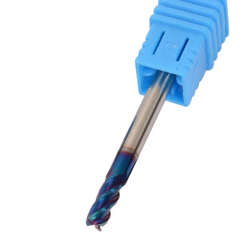 Нано-Концевая фреза из карбида вольфрама 4 мм HRC65 ° 4F сплава режущий инструмент