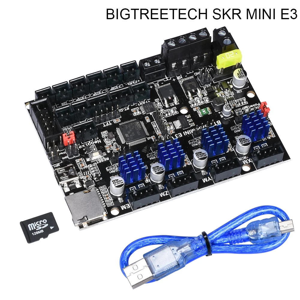 BIQU BIGTREETECH СКР мини E3 32 бит Управление доска Интегральные TMC2209 UART Управление; для Эндер 3/5 3D-принтеры Запчасти