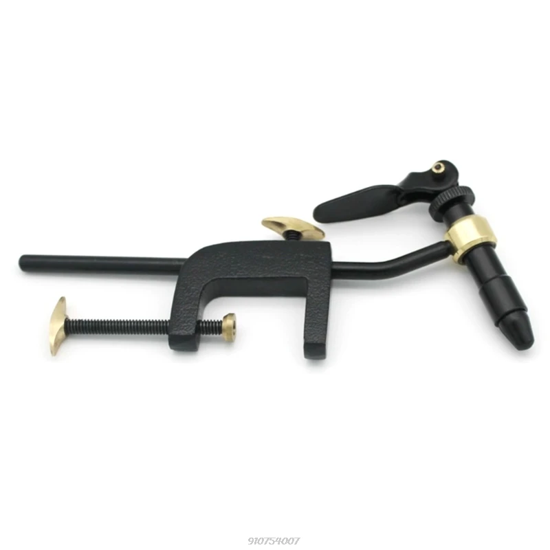 

Fly Tying Classic Handy Vise Tool Safety Holding Hook Fishing Aluminum Alloy C-clamp Tying Vise Steel Hardened Jaw M5 Wholesales