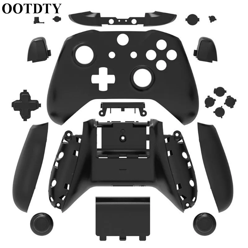 Чехол OOTDTY для Xbox One Slim сменный комплект с полным корпусом и кнопками матовый чехол