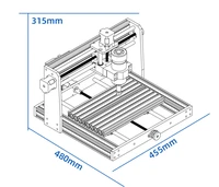 CNC 3018 Pro MAX Engraver With 200W Spindle Mini Engraving Machine Desktop 3 AXIS PCB Milling Machine With ER11 DIY Wood Router