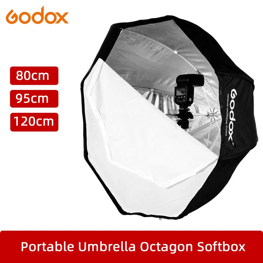 Фотовспышка Godox 80 см 95 120 фотовспышка для софтбокса Brolly|Софтбоксы| |