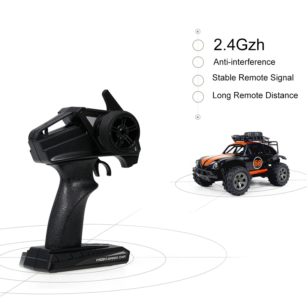 KY-1816A 2,4G 2WD 1/18 Масштаб RC Гусеничный внедорожник 260 Мотор бесконечная скорость прочный RC автомобиль игрушки для детей взрослых RTR