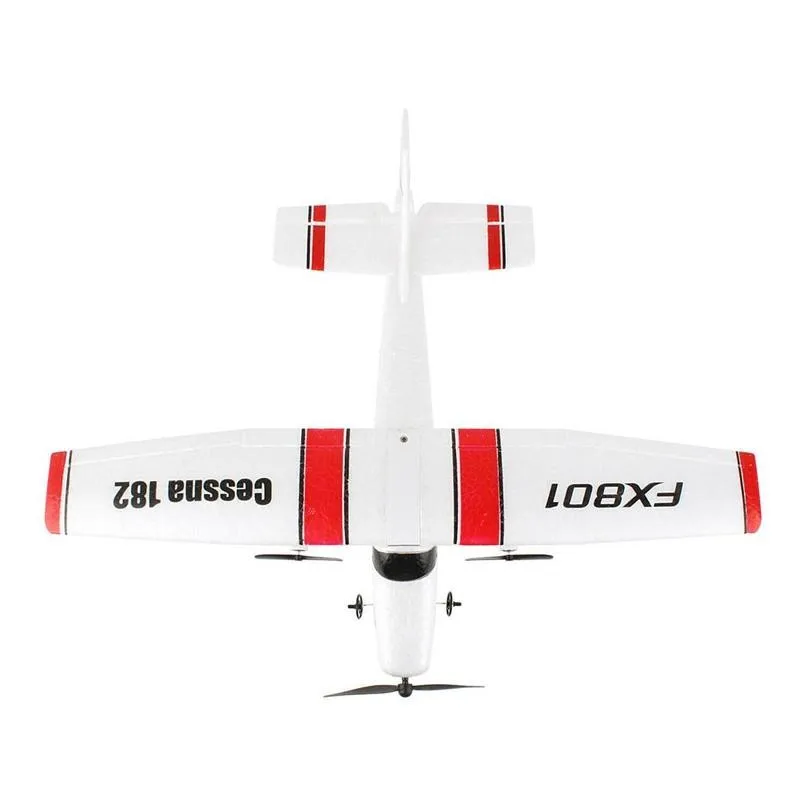 FX801 RC самолет Romote управление игрушка Cessna 182 для начинающих самолетов 2 4 GHz прочный