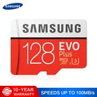 Карта памяти Microsd SAMSUNG, 256 ГБ, 32 ГБ, 64 ГБ, 128 ГБ, 512 ГБ, SDHC, SDXC, EVOplus, класс 10, C10, UHS, карты TF и SD