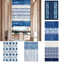 japanese cloth curtain bedroom door curtain household toilet partition curtain home decoration kitchen half panel curtain