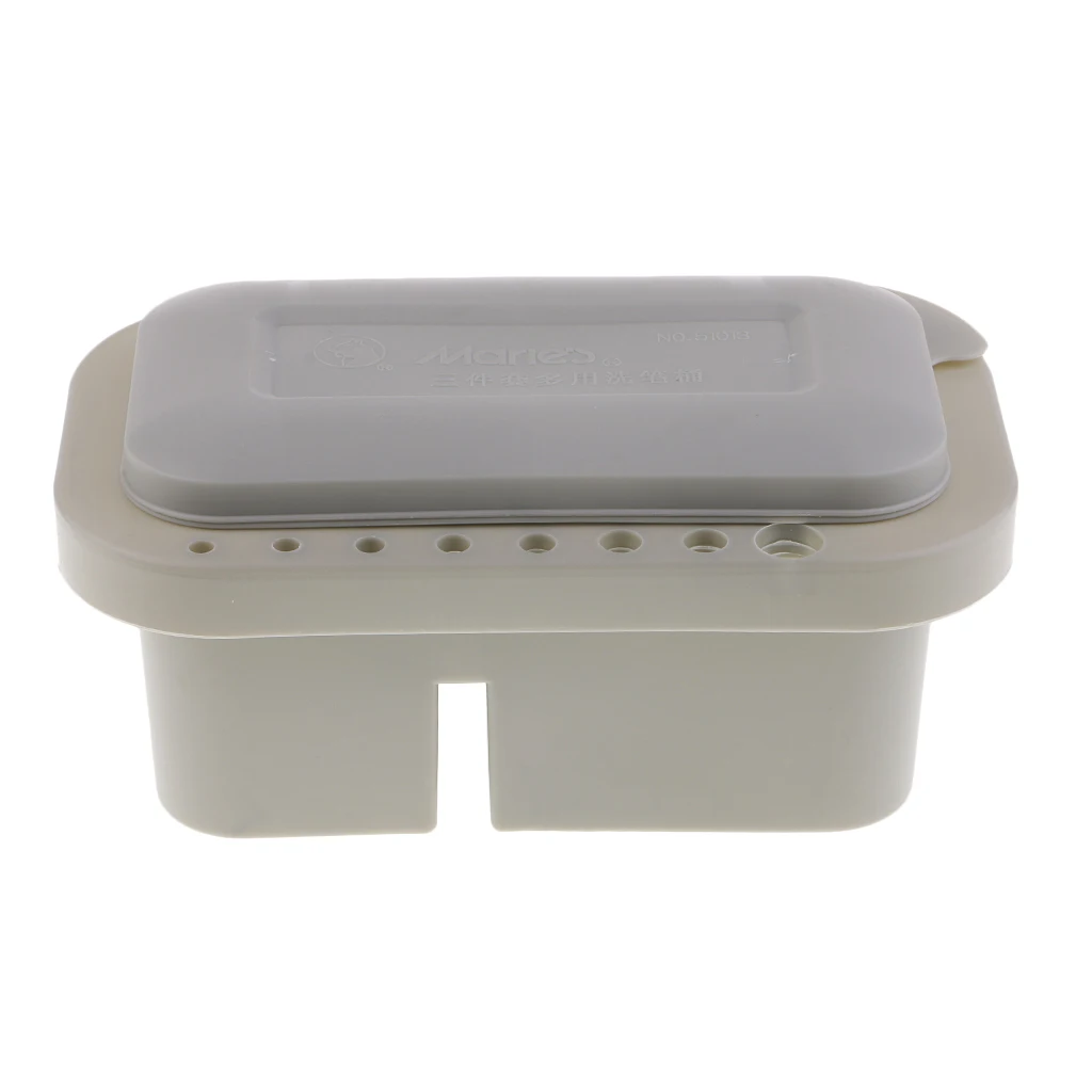 Многофункциональный лоток для кистей с держателем и палитрой кисточка акварели