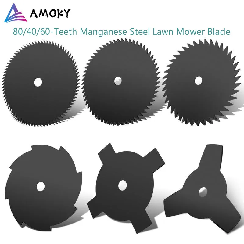 Сменное лезвие для газонокосилки AMKOY 40/60/80 зубьев из марганцевой