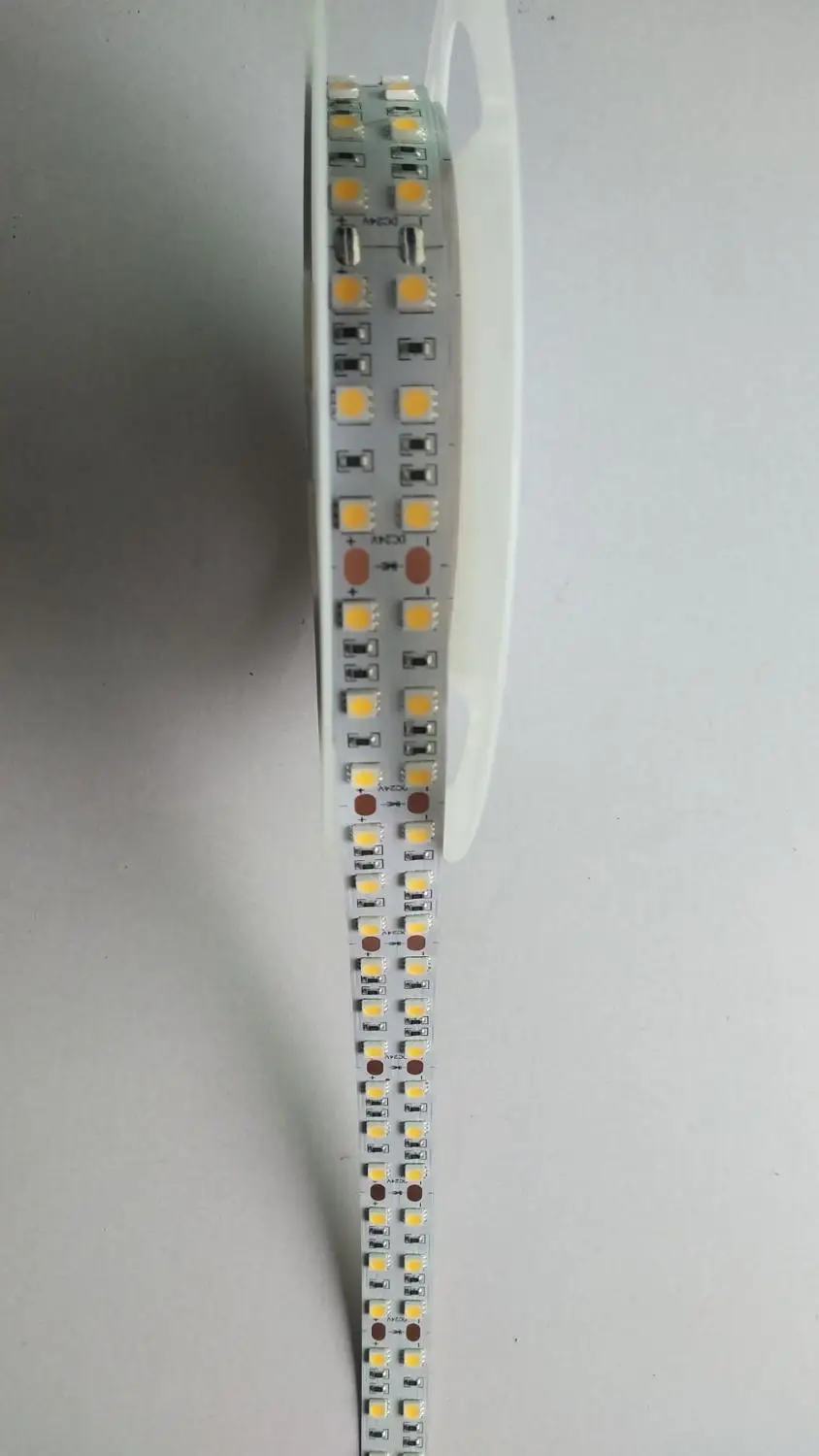 Free Shipping Superbright 5m Reel 24V 5050 SMD 600leds LED Strip Ribbon Lights 120leds/m Double Row Nonwaterproof | Лампы и освещение