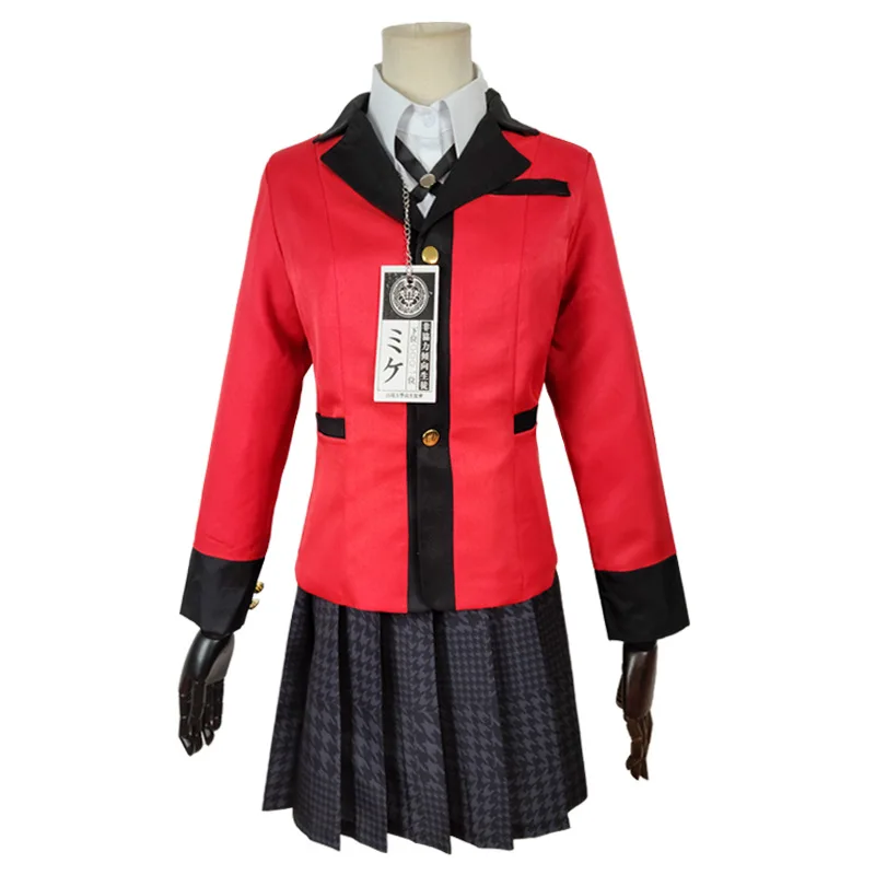 

The Abyss Jabami Yumeko Anime Cosplay Figure Cosplay Costume Girls Uniform Hoodie Halloween Dress for Women