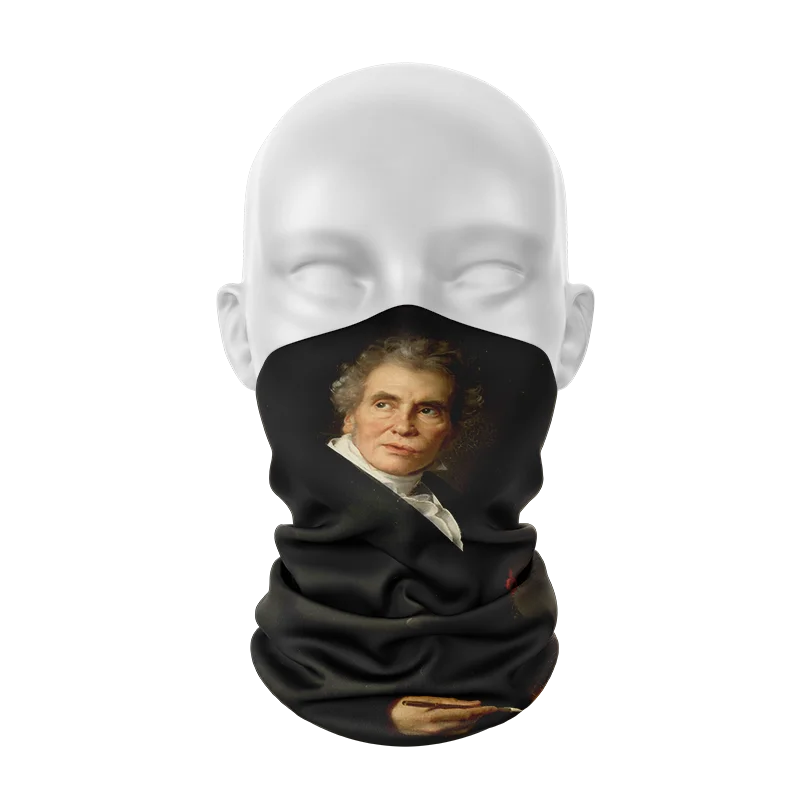 Новый 3D печатных забавные волосы шарф жалюзи картины маслом Ван Гога платок Мона