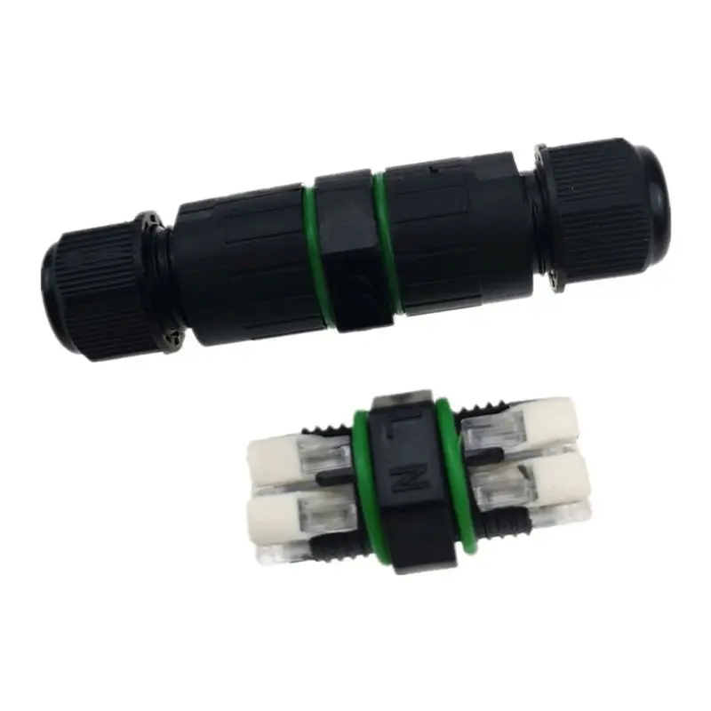 2pin IP68 Водонепроницаемый Кабельный соединитель розетка Электрический провод