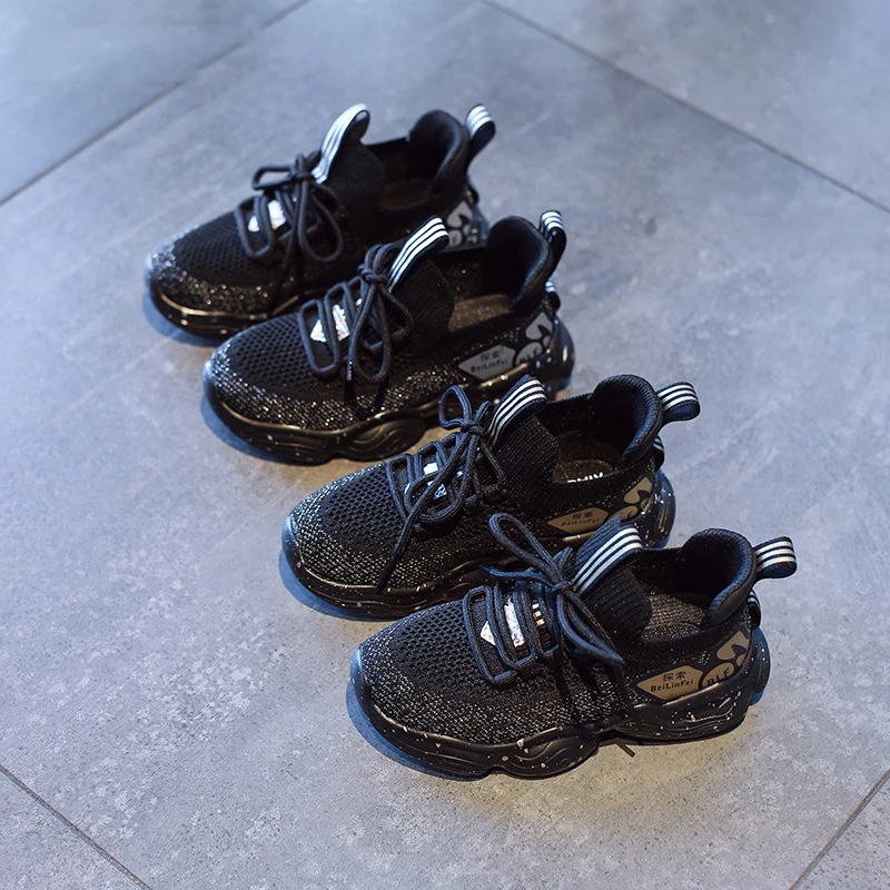 Детские спортивные кроссовки слипоны Повседневные для маленьких девочек