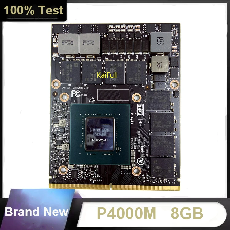 Фирменная Новинка P4000M P4000 GDDR5 8 Гб Видео Графика карты N17E-Q3-A1 для HP ZBook 17 G3 G4 Dell M7710 M7720