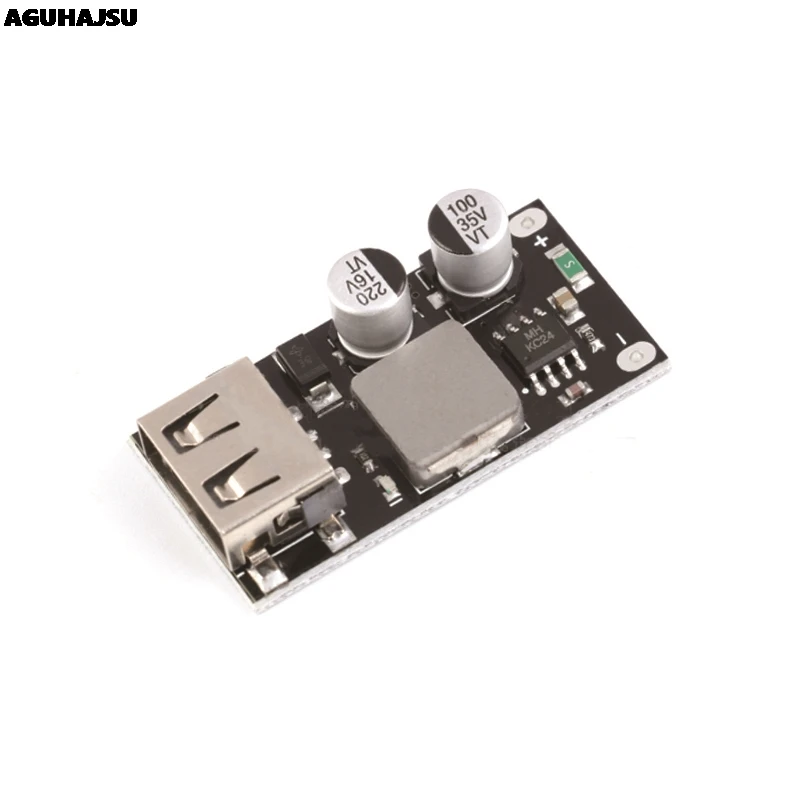 QC3.0 QC2.0 USB DC понижающий преобразователь зарядки модуль 6 32V 9 В 12 24 постоянного тока