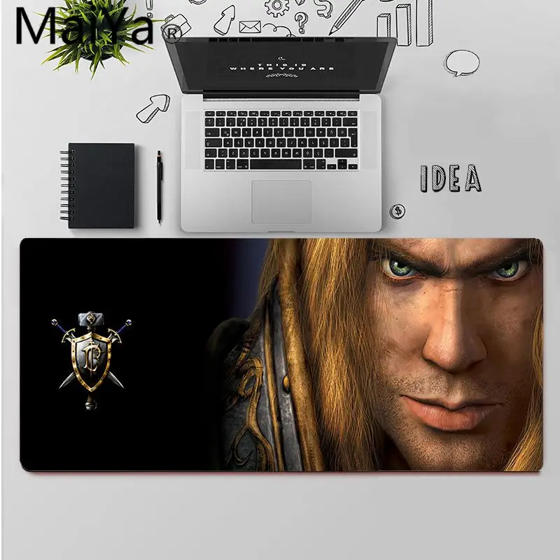 

Maiya High Quality World of Warcraft Unique Desktop Pad Game Mousepad Free Shipping Large Mouse Pad Keyboards Mat