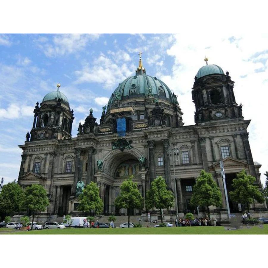 

5D алмазная живопись «сделай сам», Германия, Берлин, музей, полностью круглая, квадратная вышивка, вышивка крестиком, Алмазная мозаика, живоп...