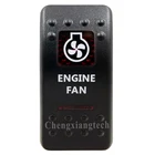 Печатная красная крышка переключателя-вентилятор двигателя-для Carling Arb светодиодсветильник ка автомобильный лодочный Кулисный Переключатель 12 В 24 В, только крышка! Нет основания переключателя!