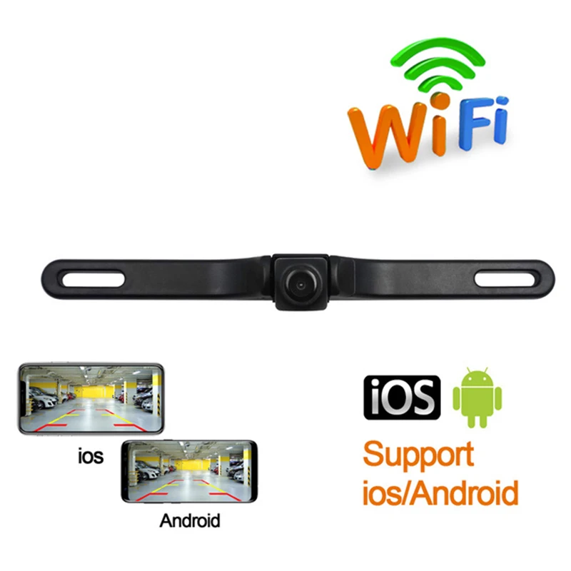 Беспроводная Wifi дублирующая для парковки заднего вида Автомобильная Dvr камера