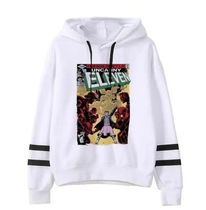 model 23 Stranger Things Hoodie Woman Hooded Hoodies Kpop Sweatshirts Kawaii Korean Oversized Harajuku Hip Hop Hoodie Sweatshirt Men - Цвет: model 23