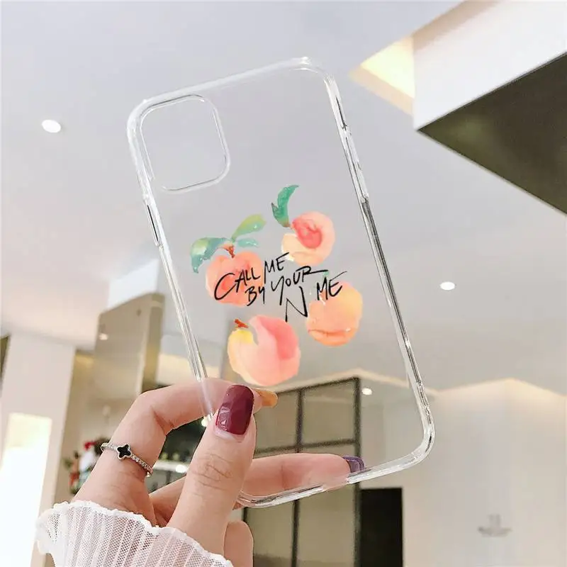 

Call Me by Your Name Phone Cases Transparent soft For iphone 5 5s 5c se 6 6s 7 8 11 12 plus mini x xs xr pro max