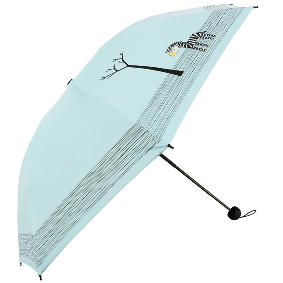 Зонт с изображением кроликов Rain женский корейский двойной розовый зонтик для